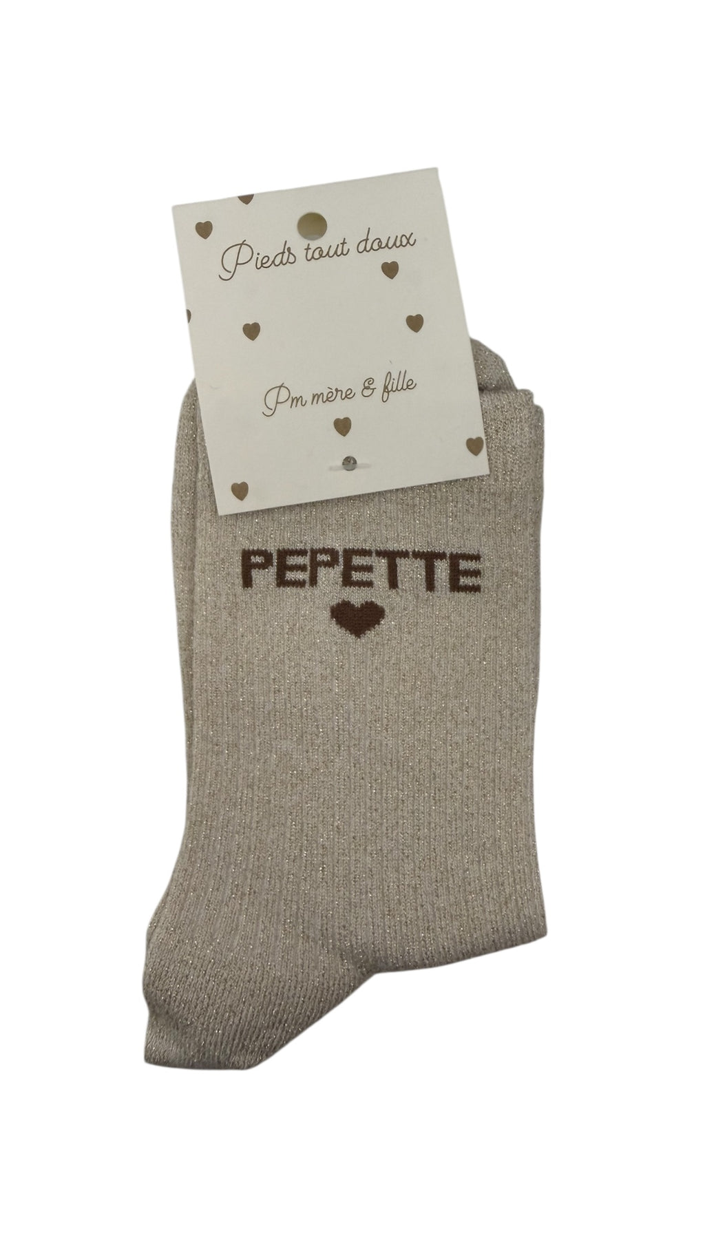Chaussettes paillettes « Pepette »