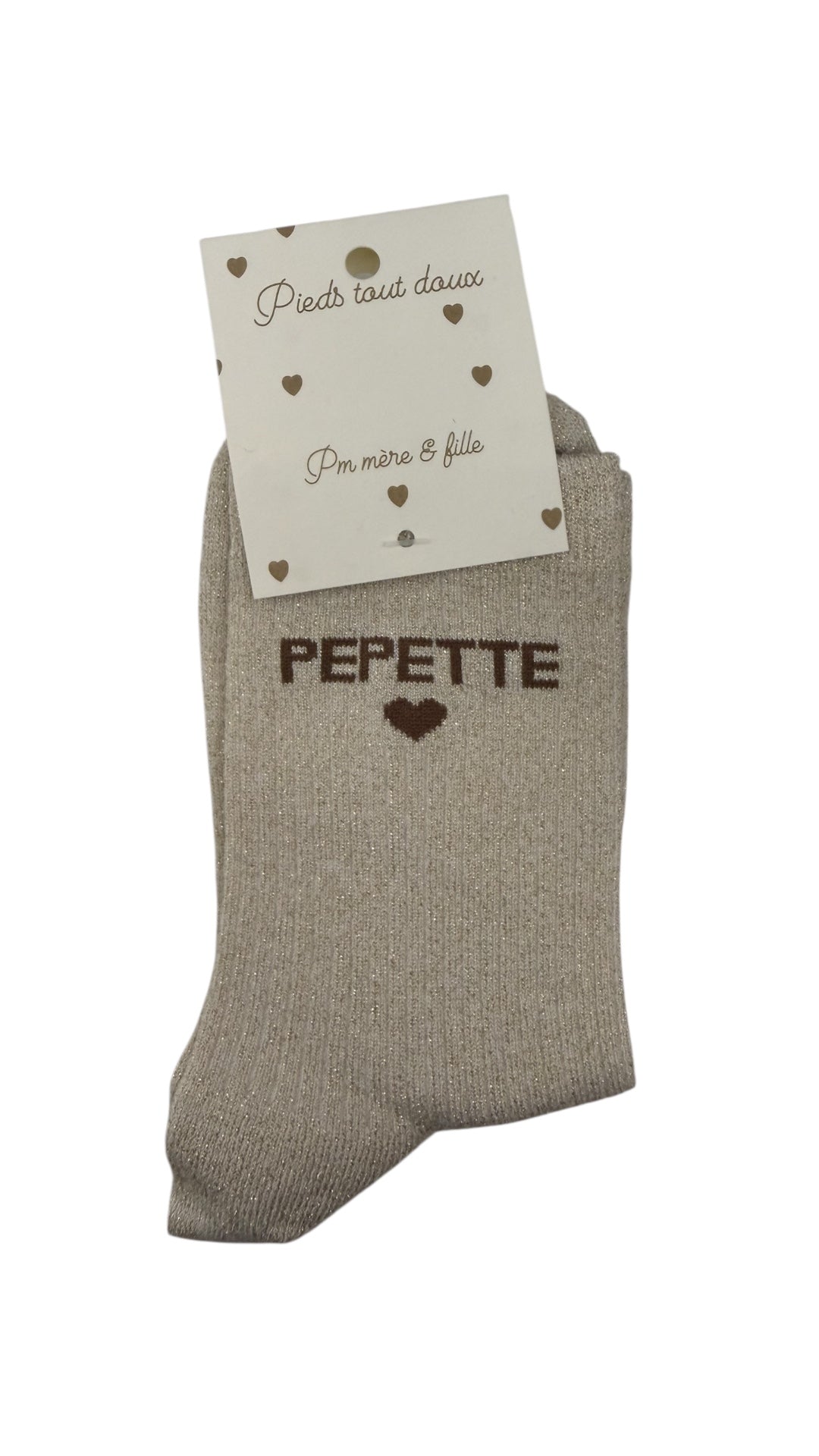 Chaussettes paillettes « Pepette »