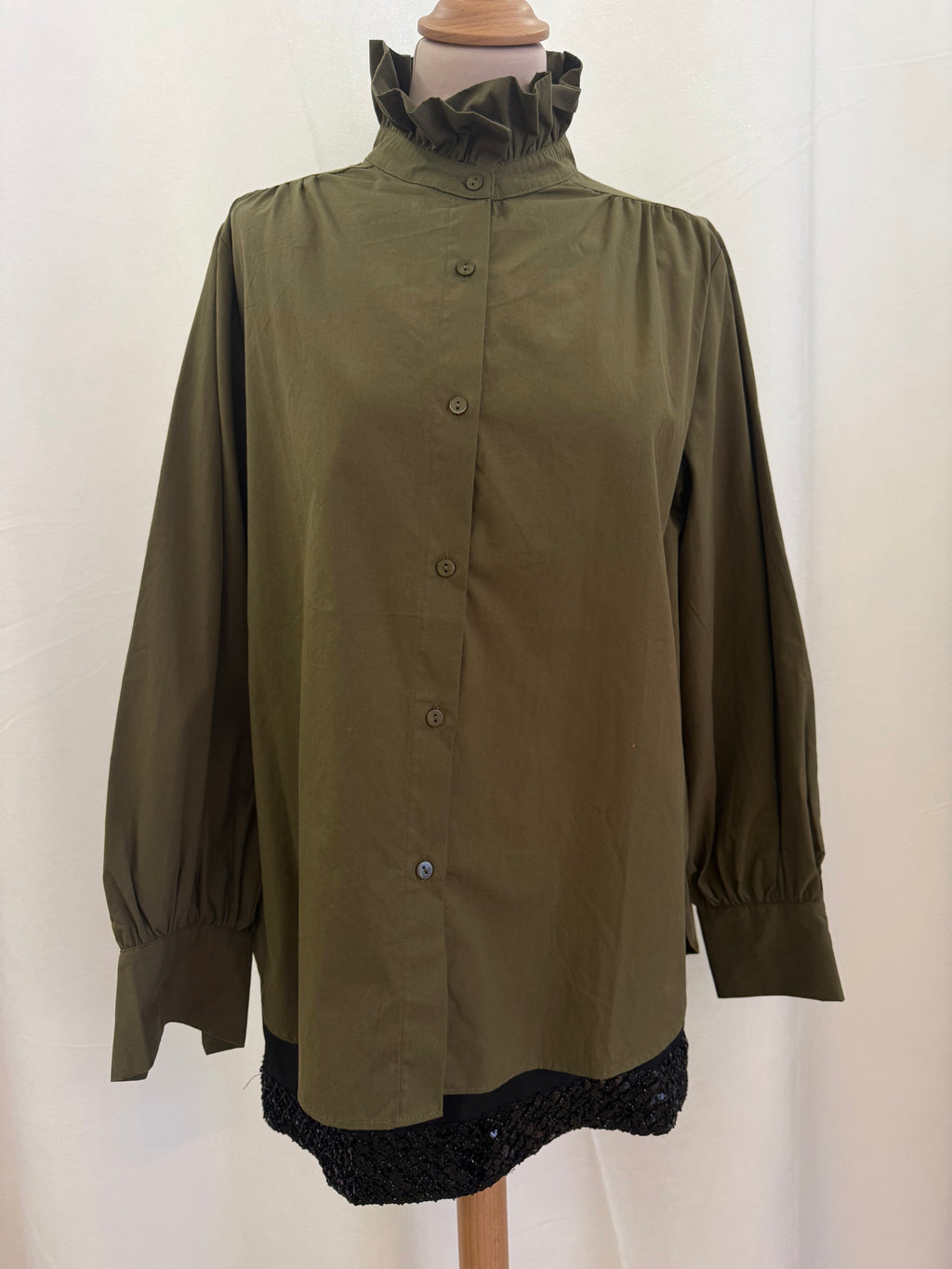 Chemise à col renaissance