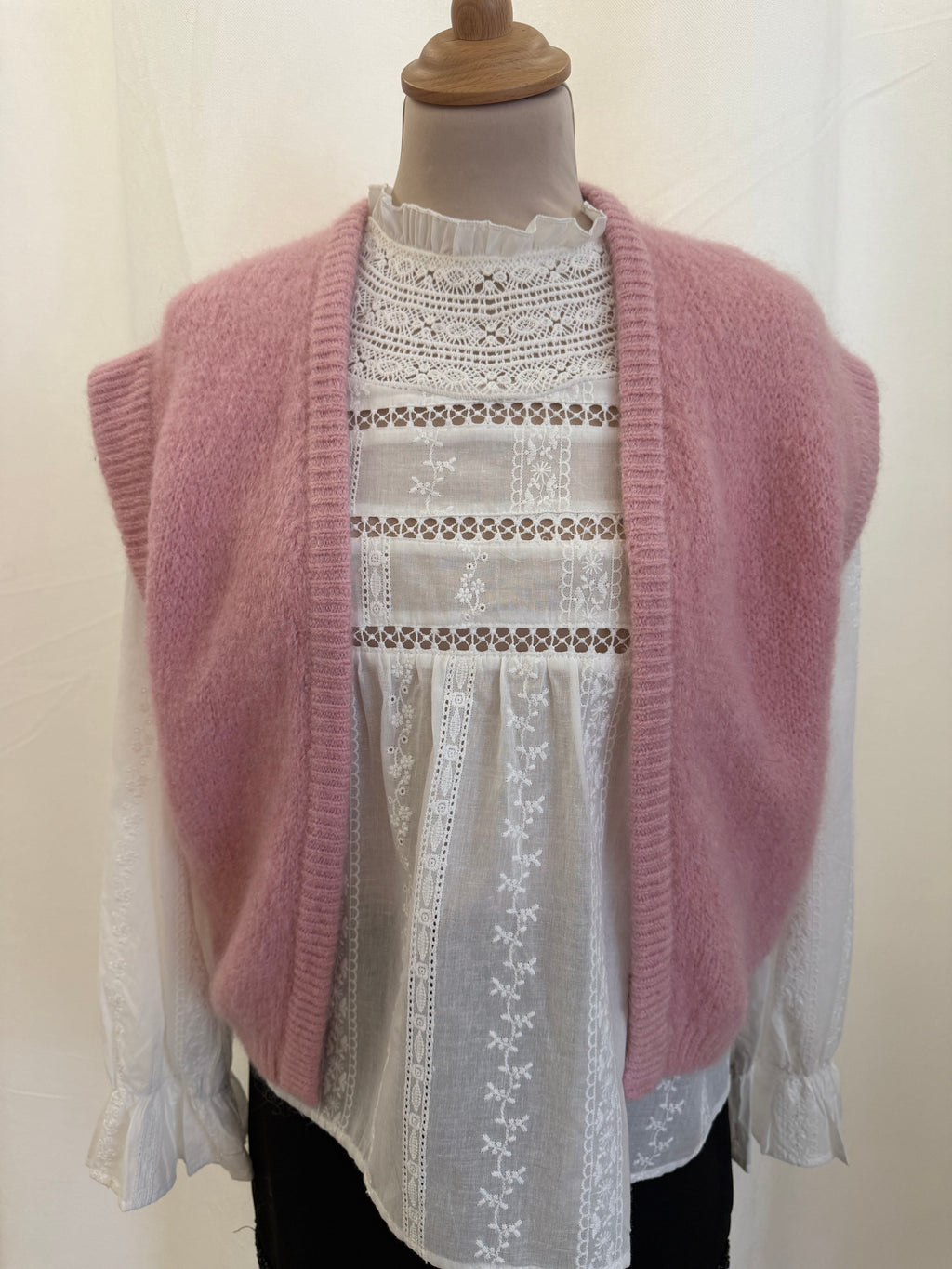 Gilet laine sans manches r