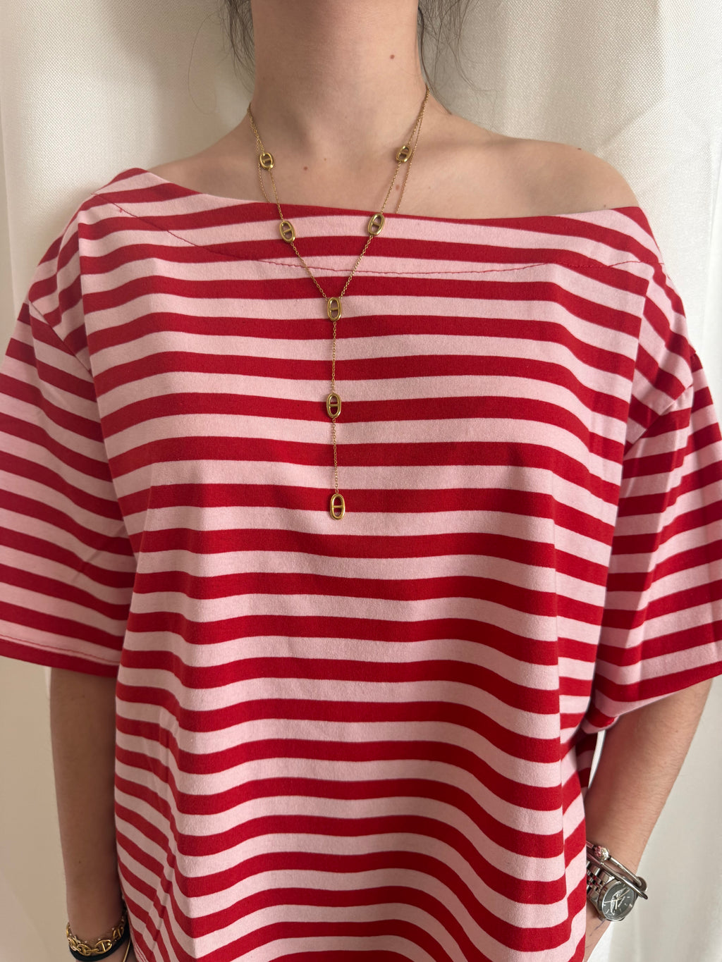 Top Asymétrique rayures