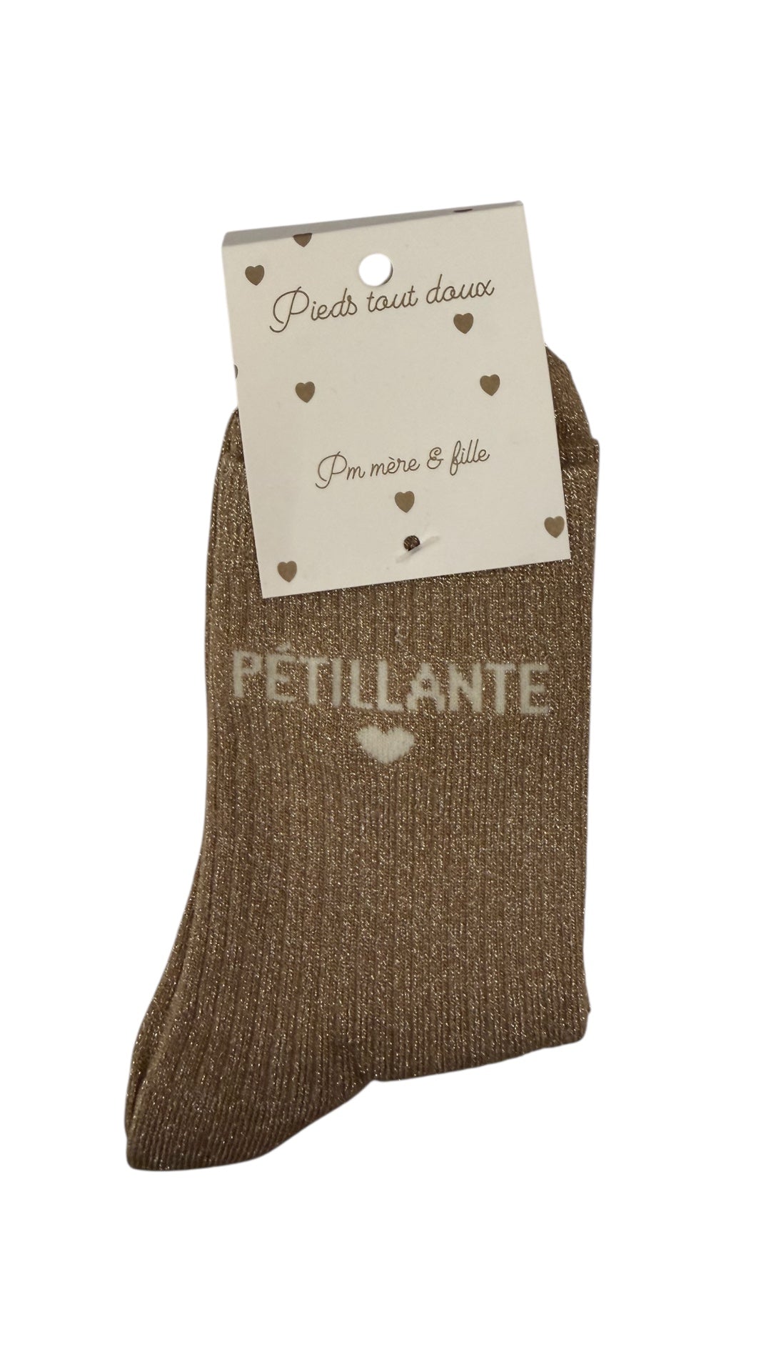 Chaussettes paillettes « Pétillante »