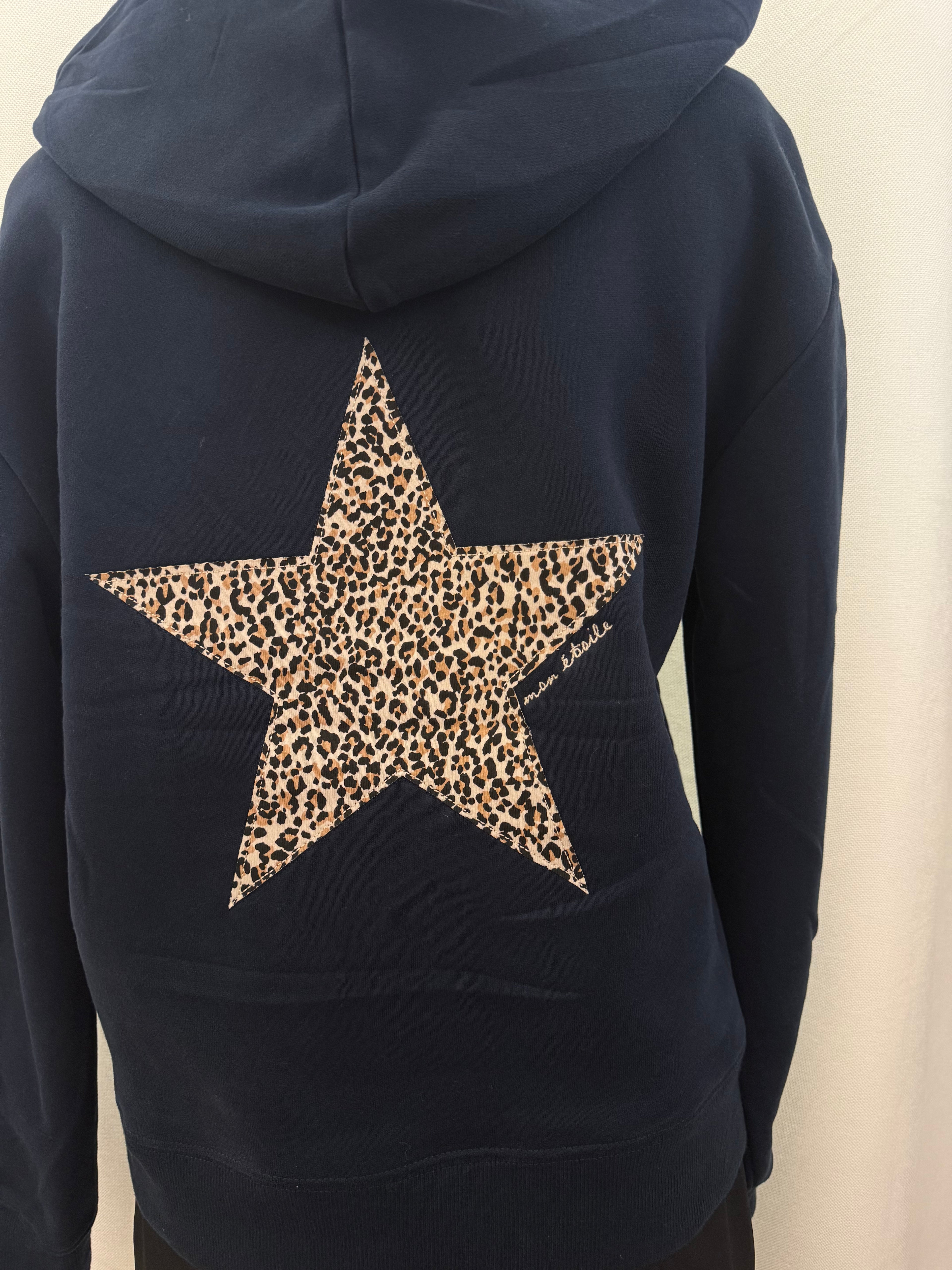 Sweat étoile léopard