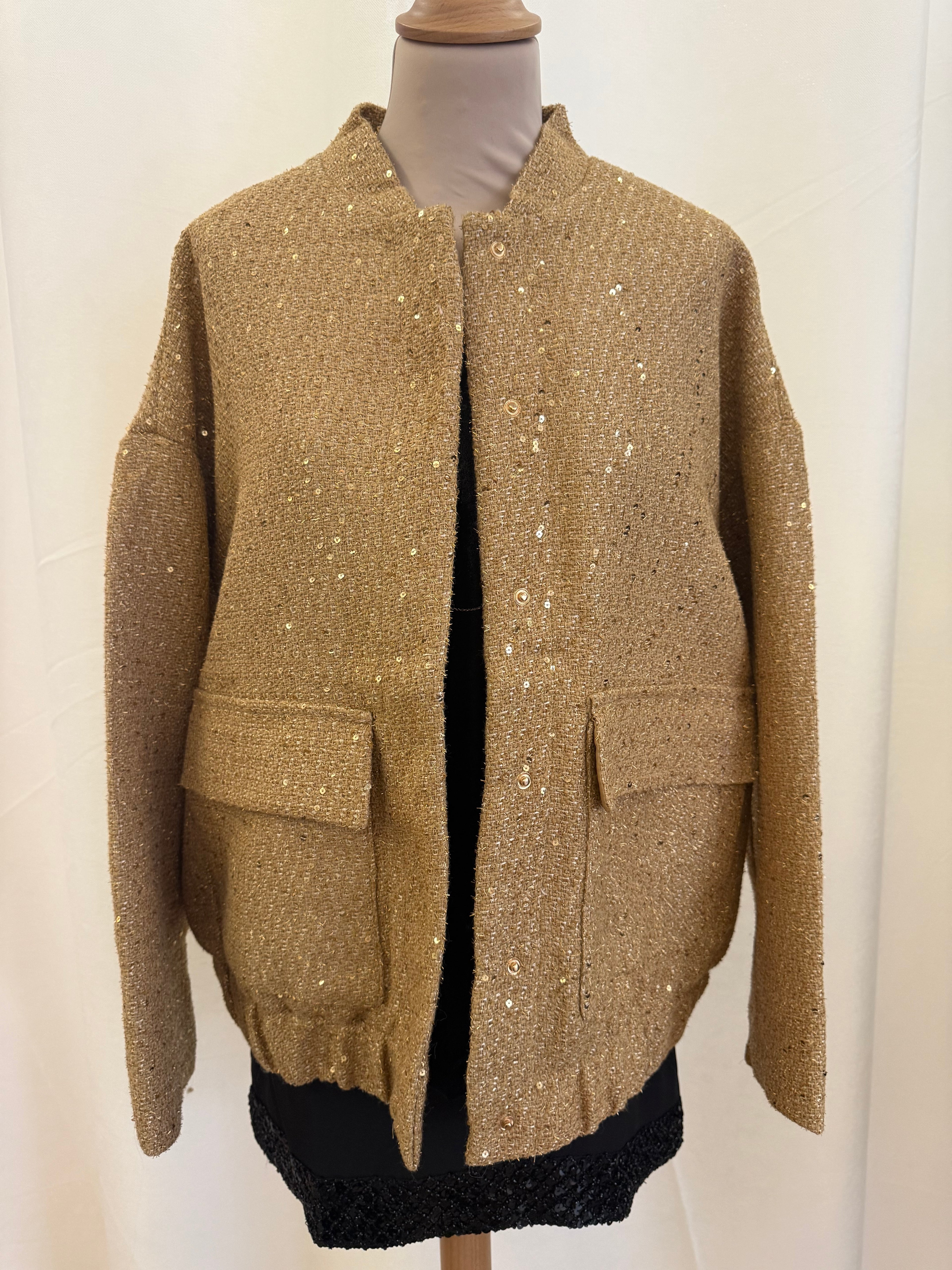 Veste à paillettes