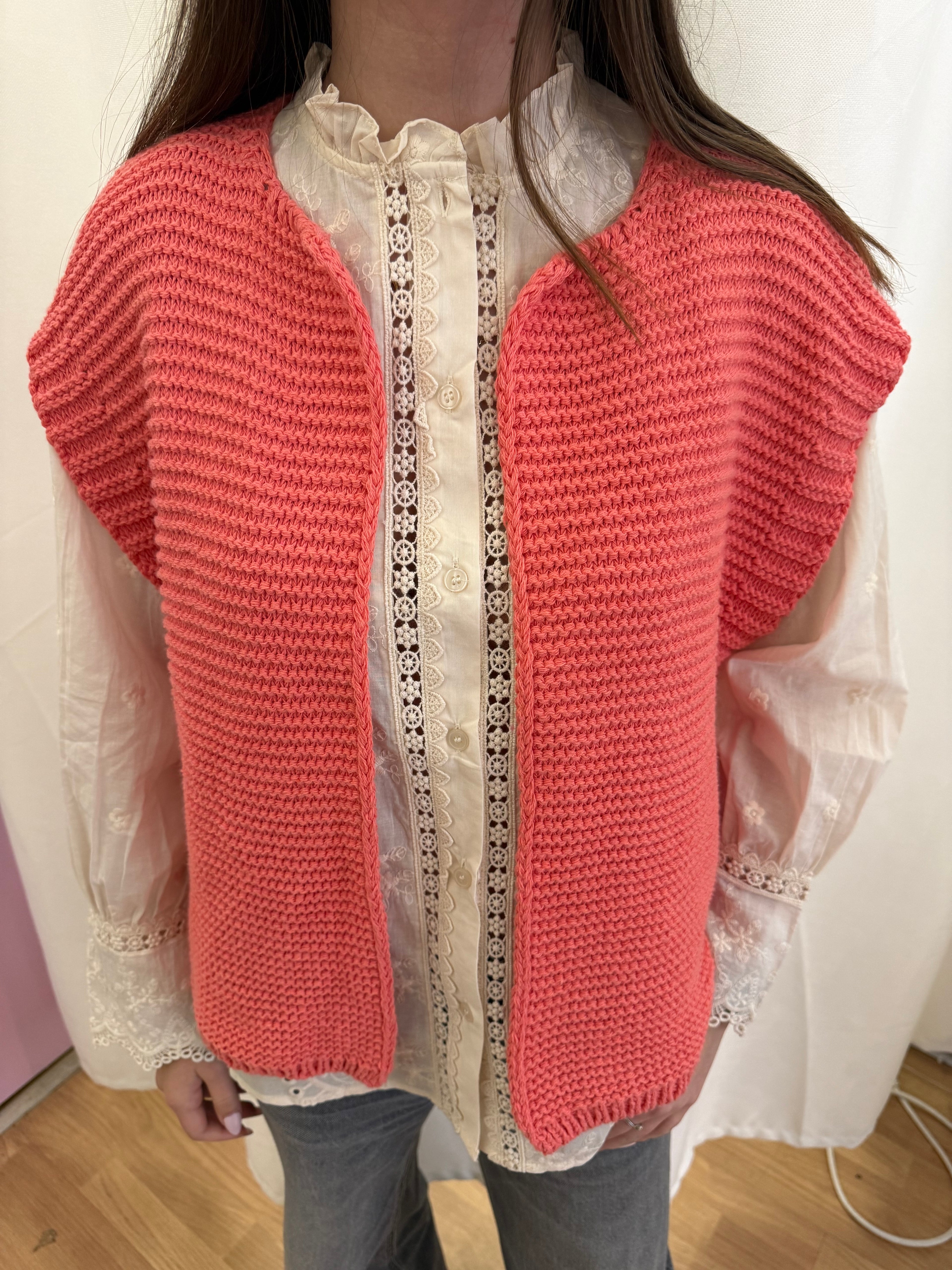Gilet sans manches maille
