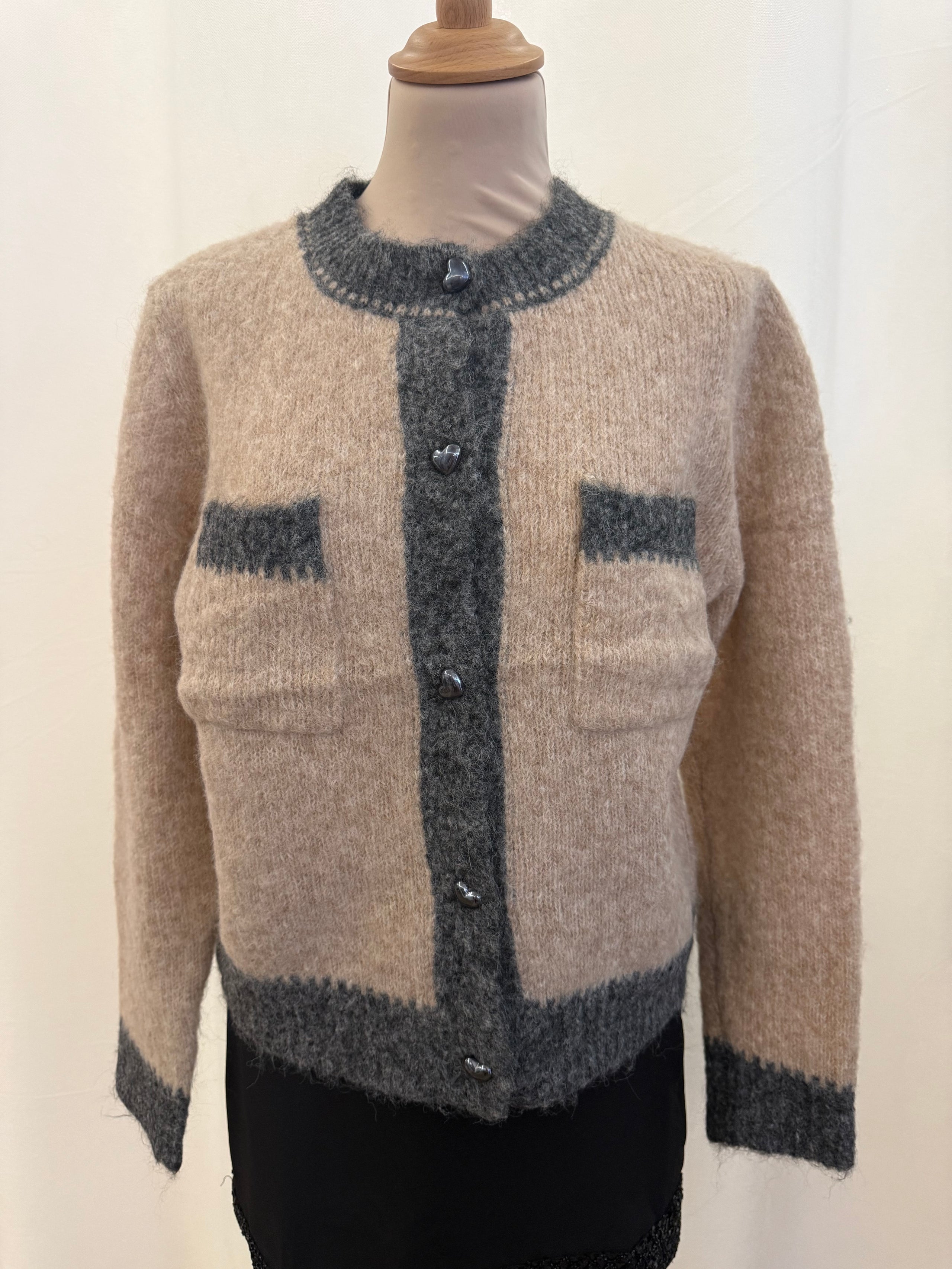 Pull bicolore