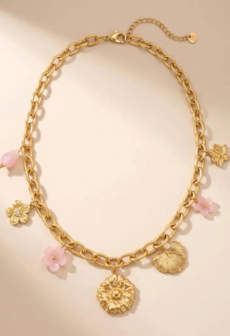 Collier douce rosée