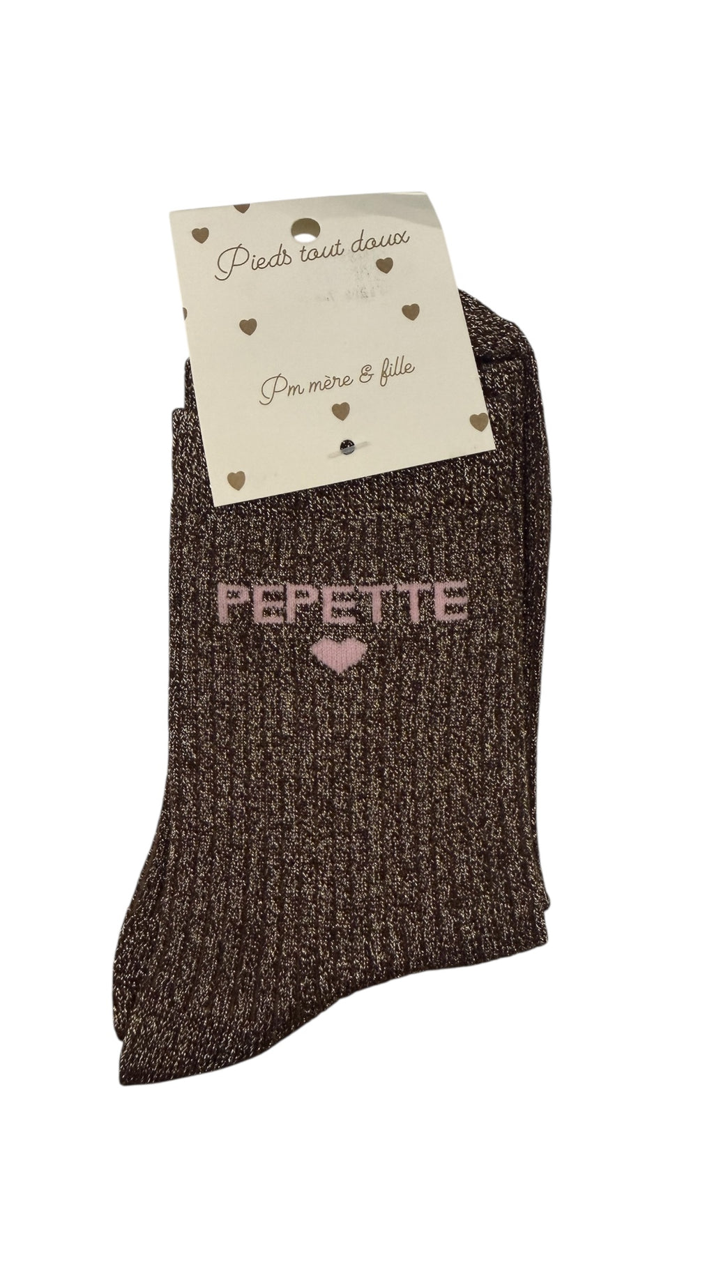 Chaussettes paillettes « Pepette »