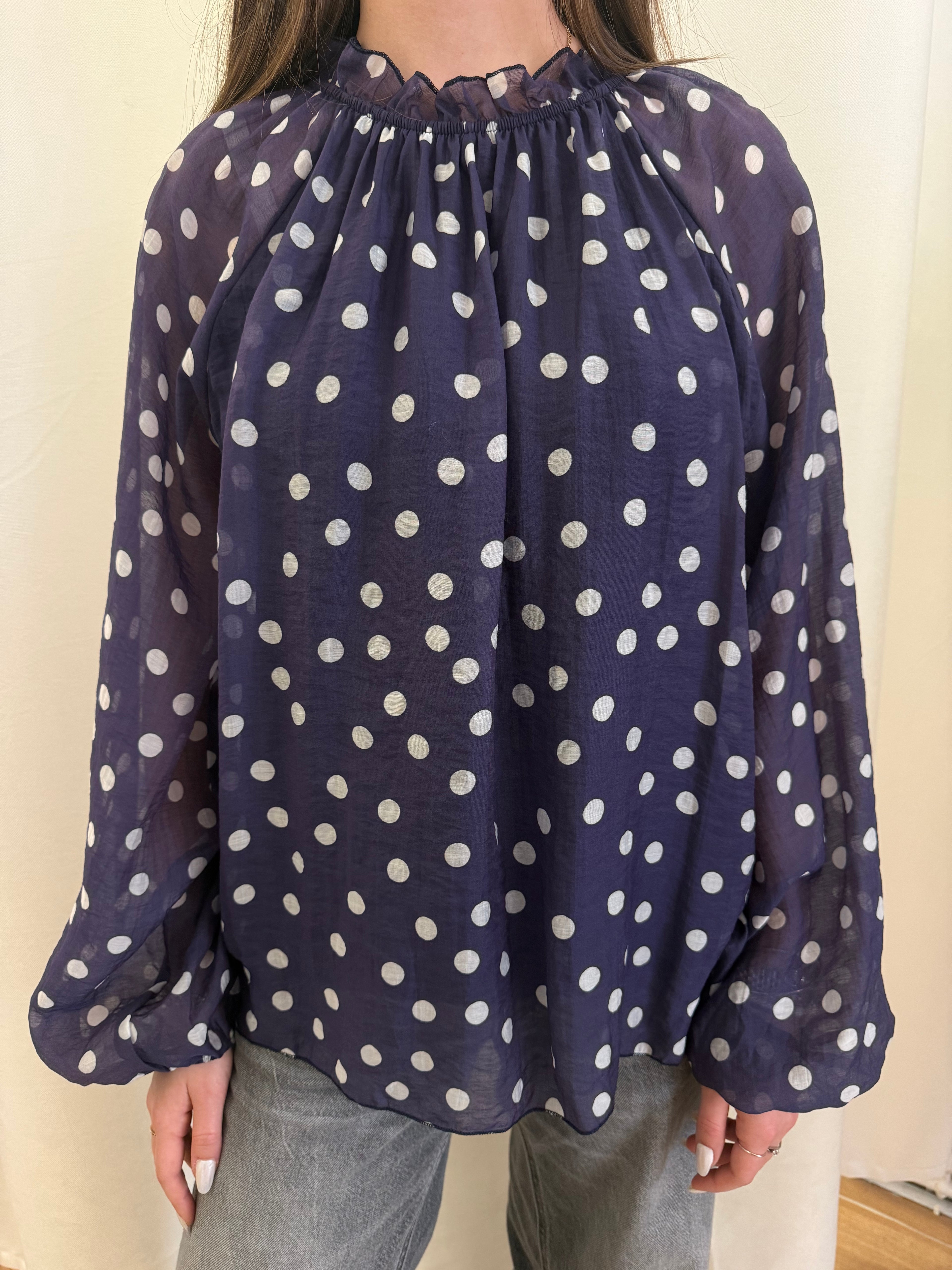 Blouse à pois Clo