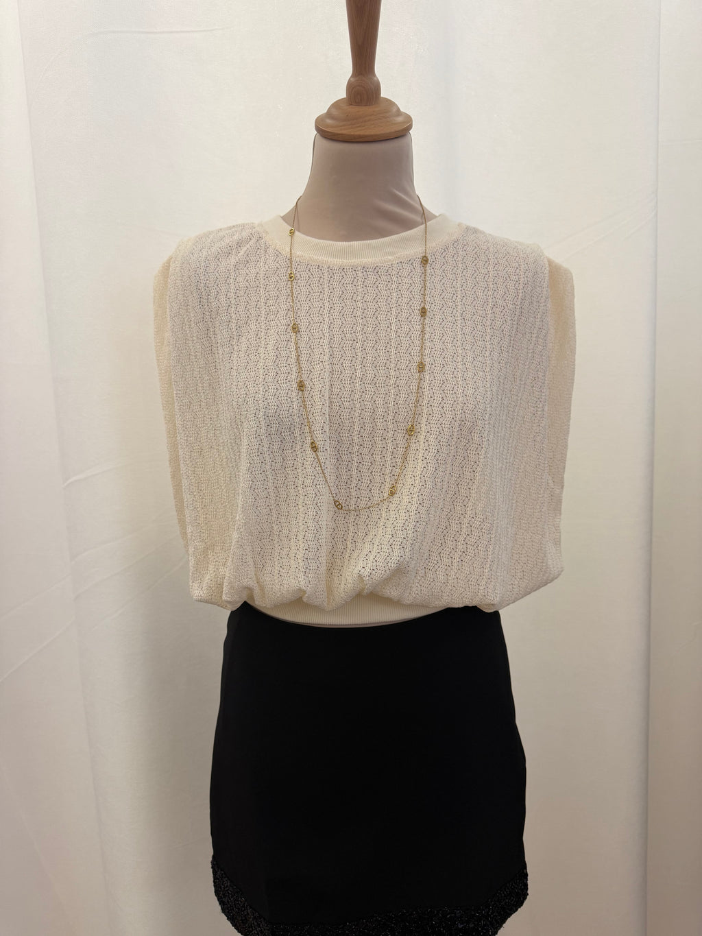 Tee-shirt sans manches transparent