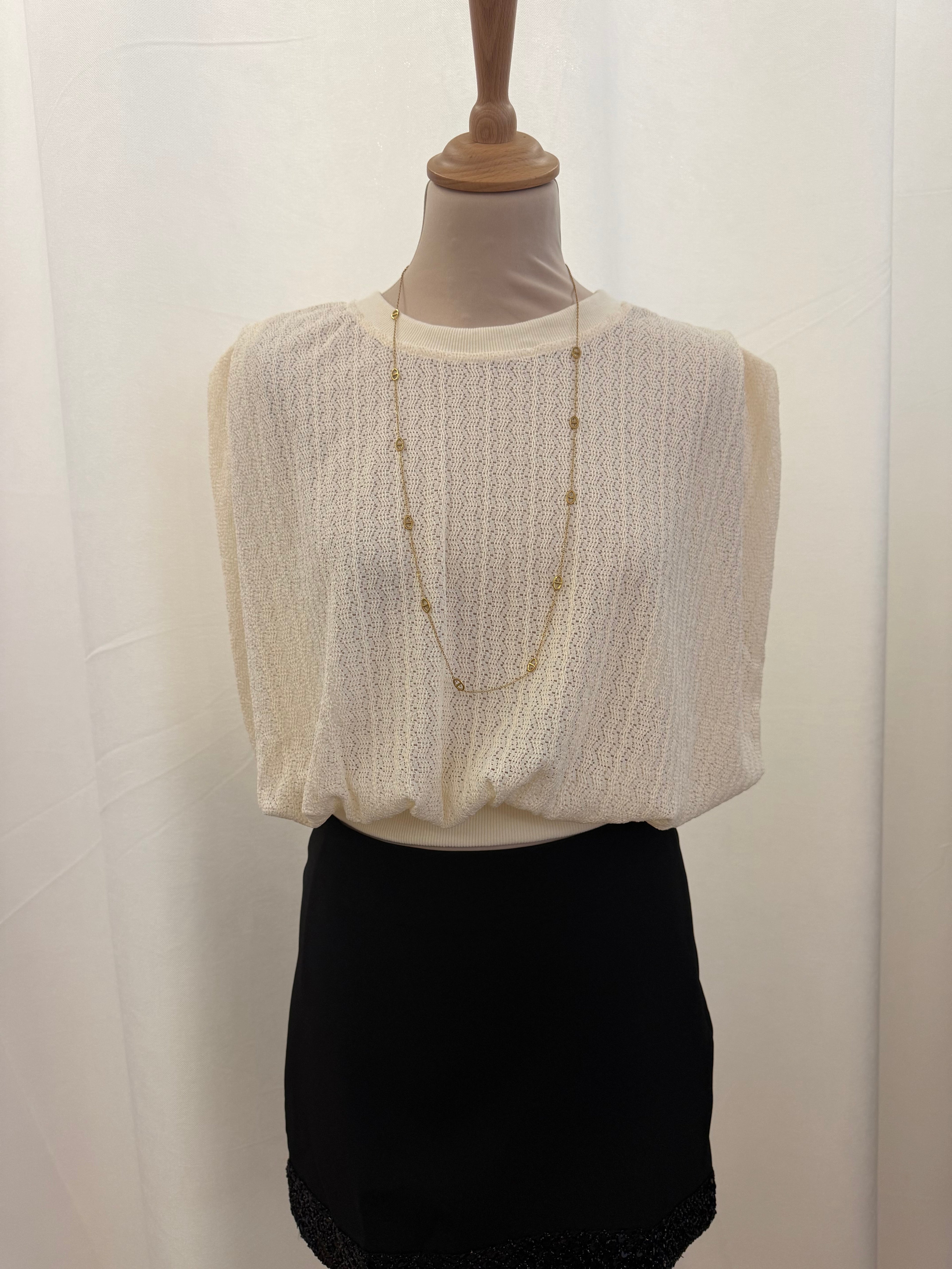 Tee-shirt sans manches transparent