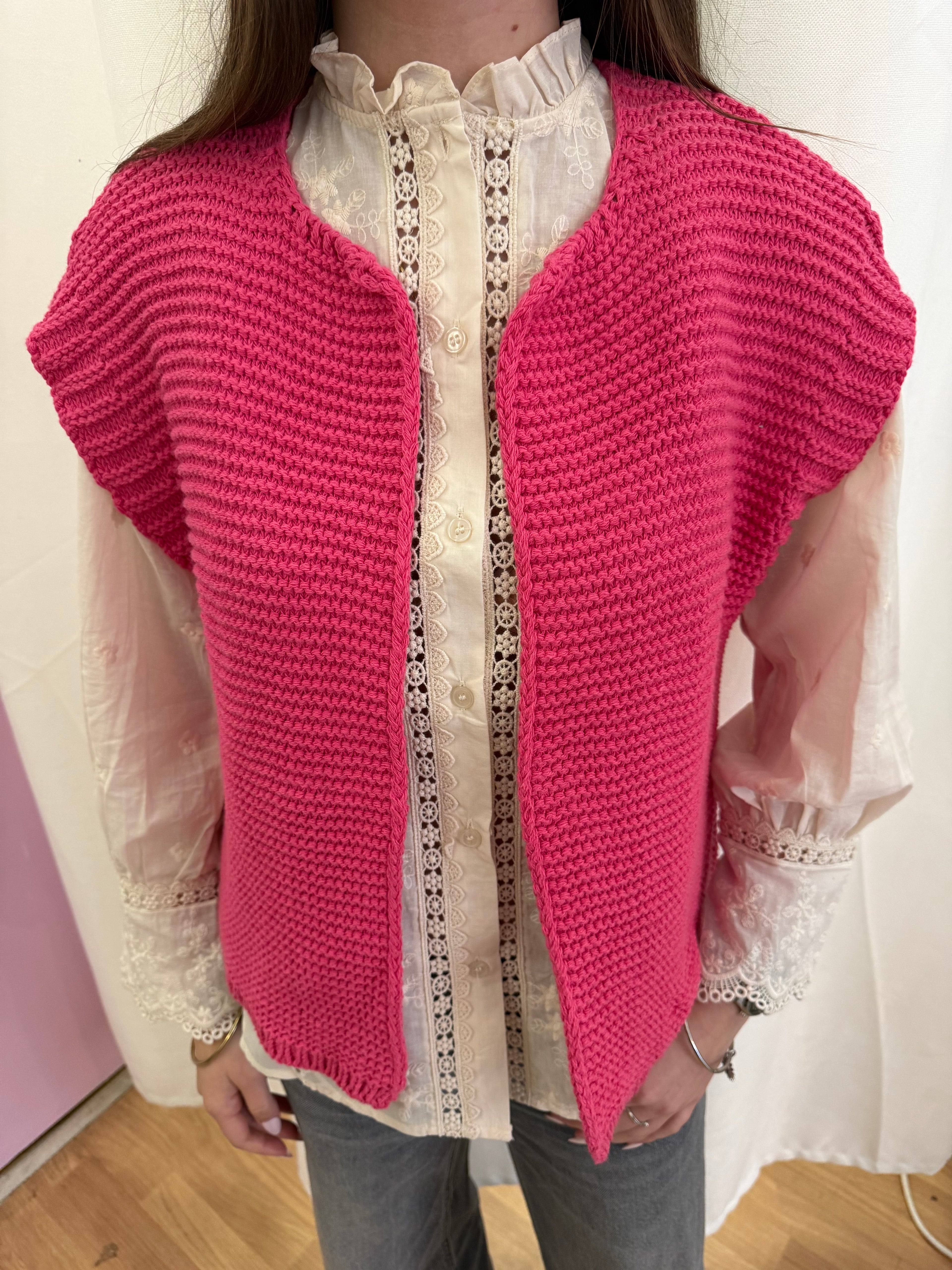 Gilet sans manches maille