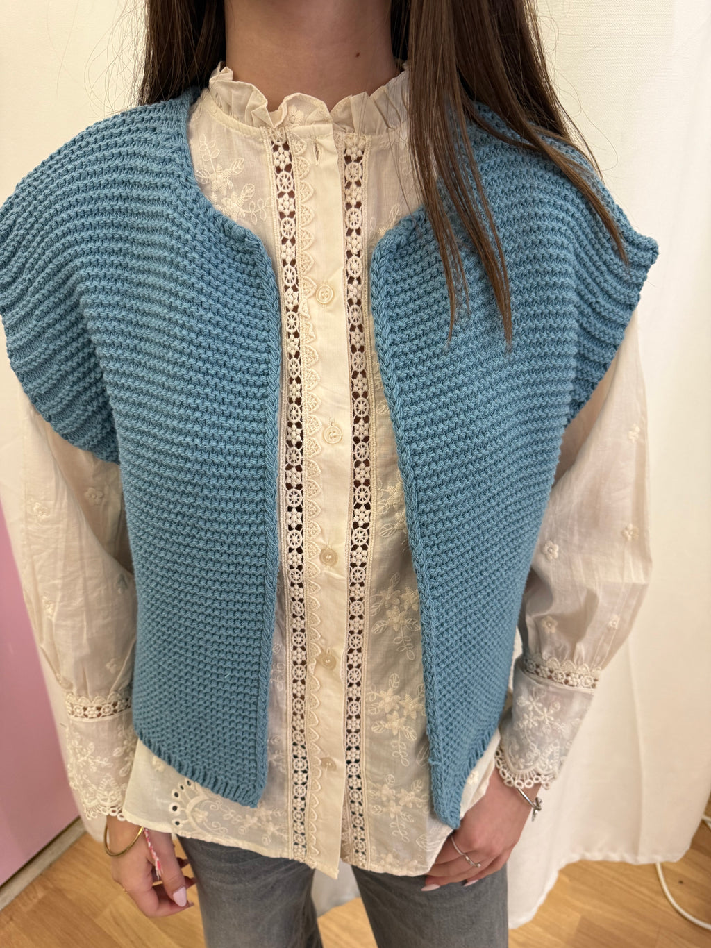Gilet sans manches maille
