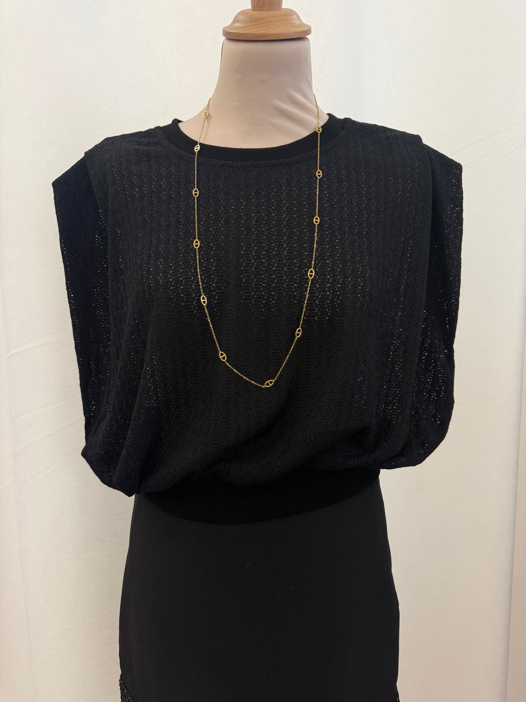 Tee-shirt sans manches transparent