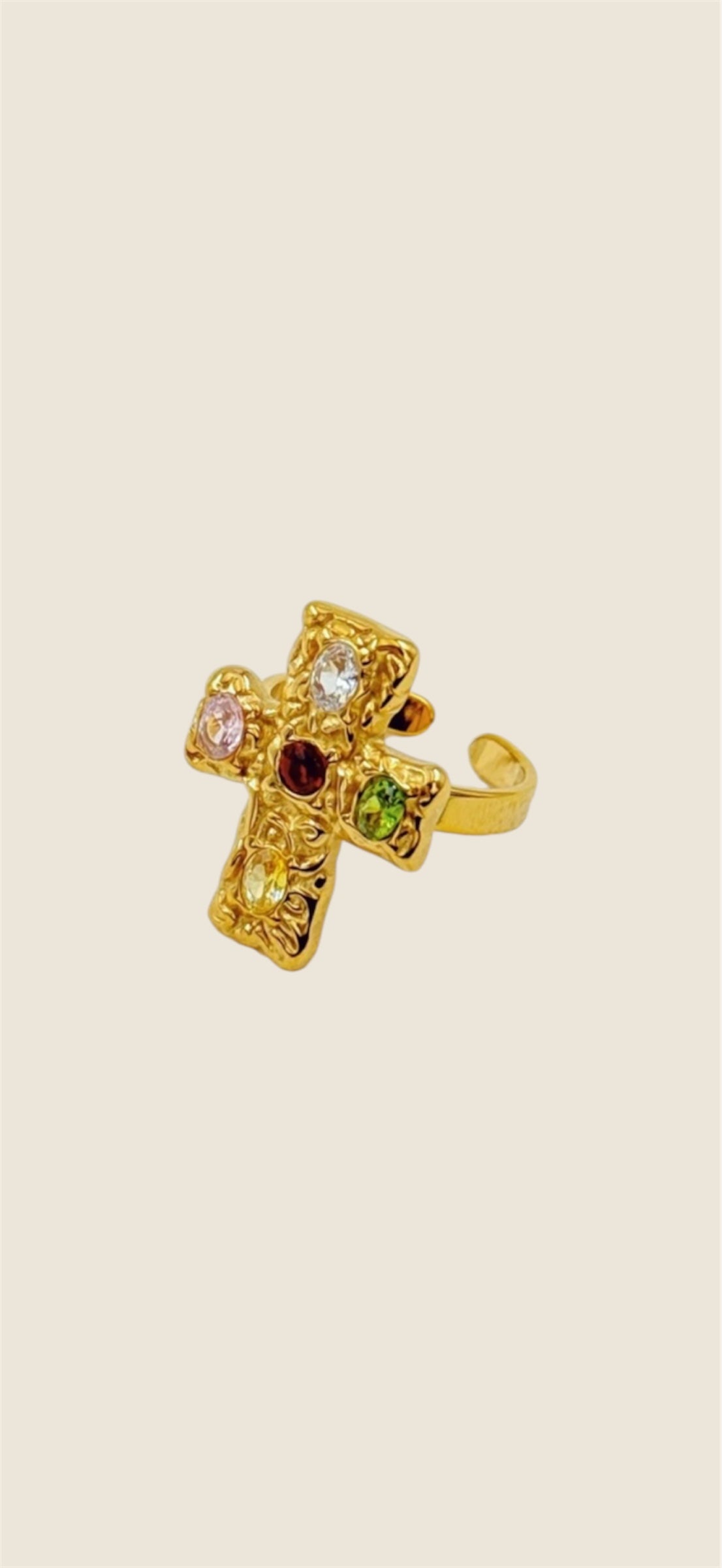 Bague croix