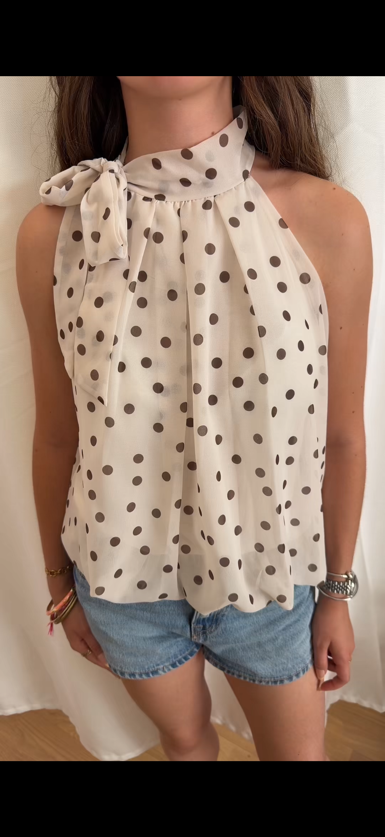 Blouse Valentina à pois