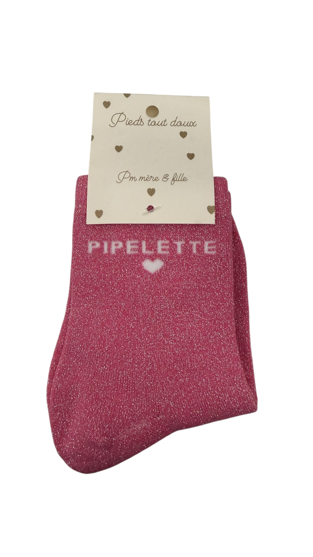 Chaussettes paillettes « Pipelette »