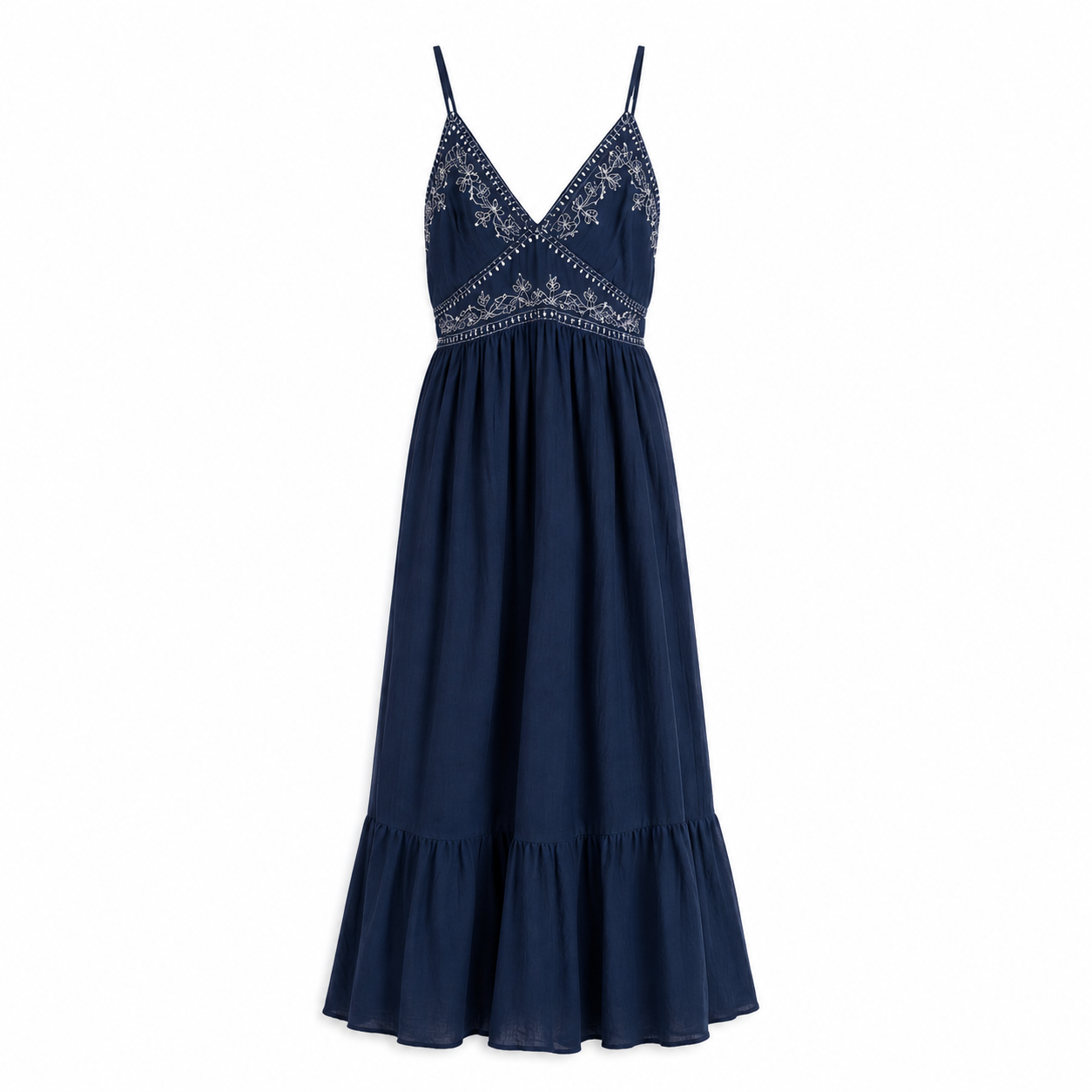 Robe longue bohème détail brillant