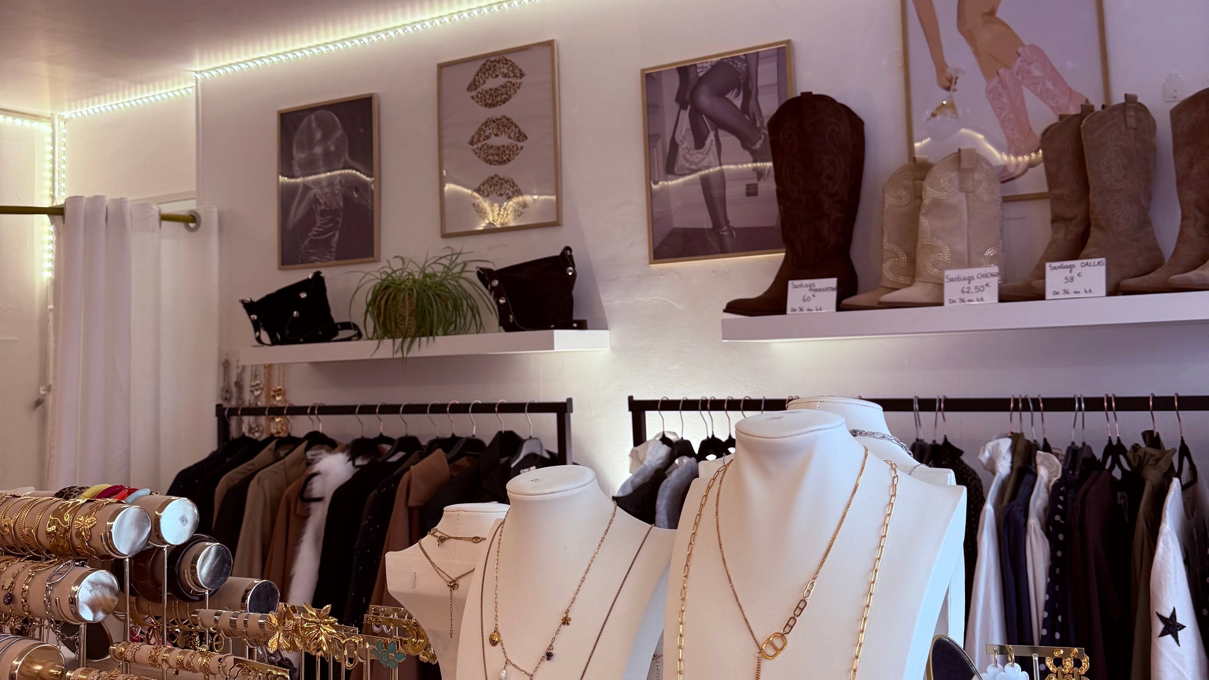 Intérieur de la boutique